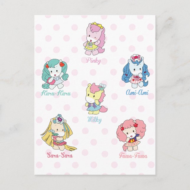 Osharena Pony Kawaii Friends Postcard Postkarte (Vorderseite)