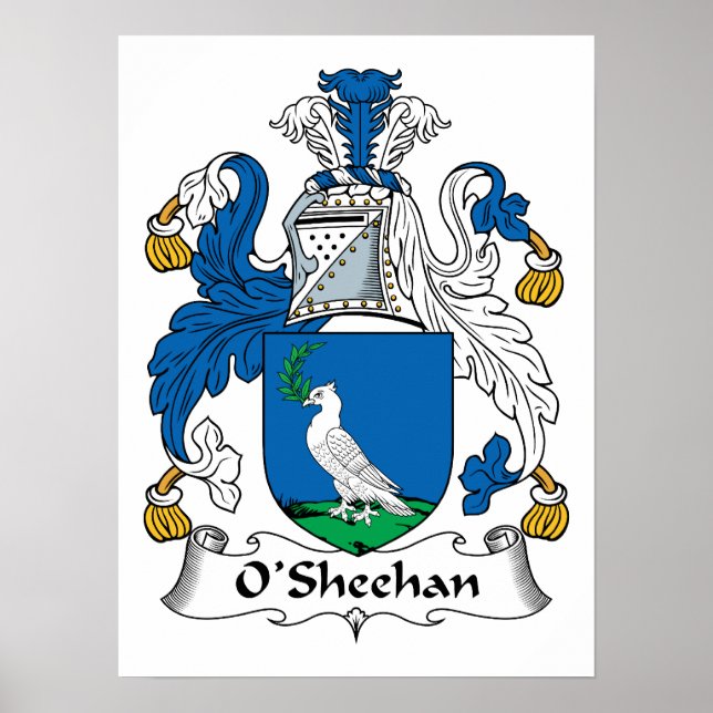 O'Sheehan Familienwappen Poster (Vorne)