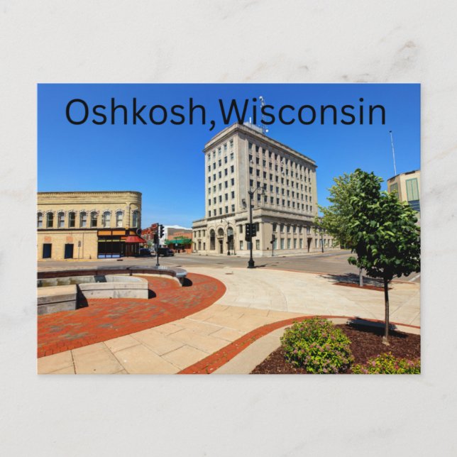 Oshkosh, Wisconsin Postcard Postkarte