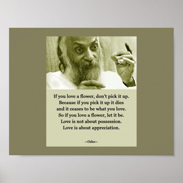 Osho Poster (Vorne)