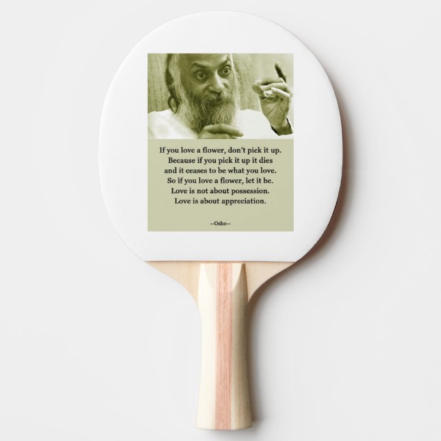 Osho Tischtennis Schläger (Vorderseite)