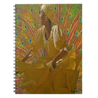 OSHUN DANZA DES PFAUS NOTIZBLOCK