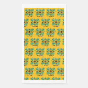 Oshun Goddess Sunblumen Serviette