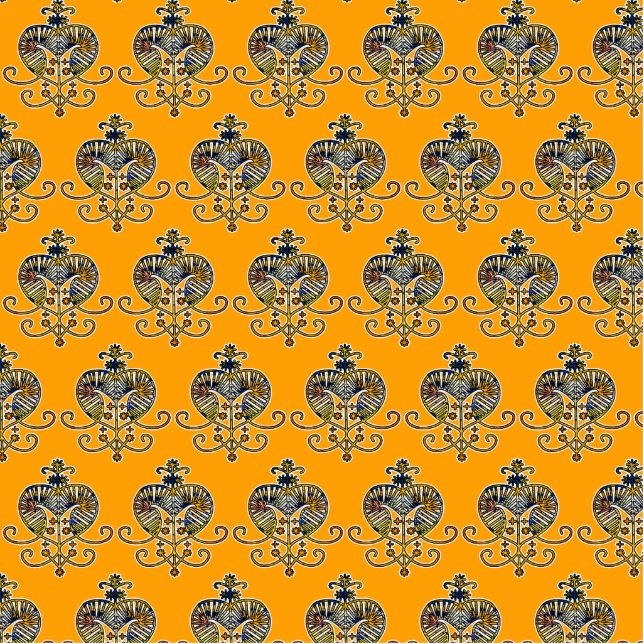 Oshun Goddess Veve Sigil Freistehende Fotoskulptur (Vorne)