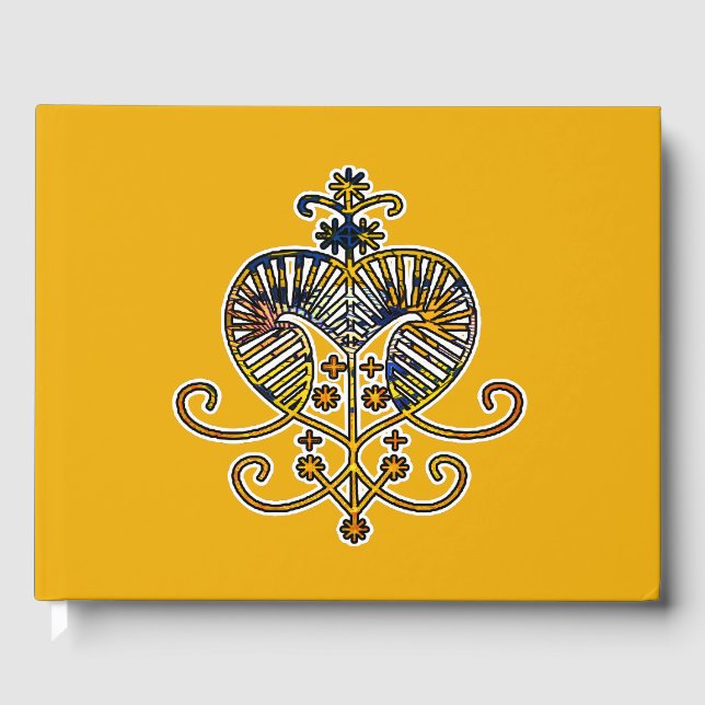 Oshun Goddess Veve Sigil Gästebuch (Vorderseite)