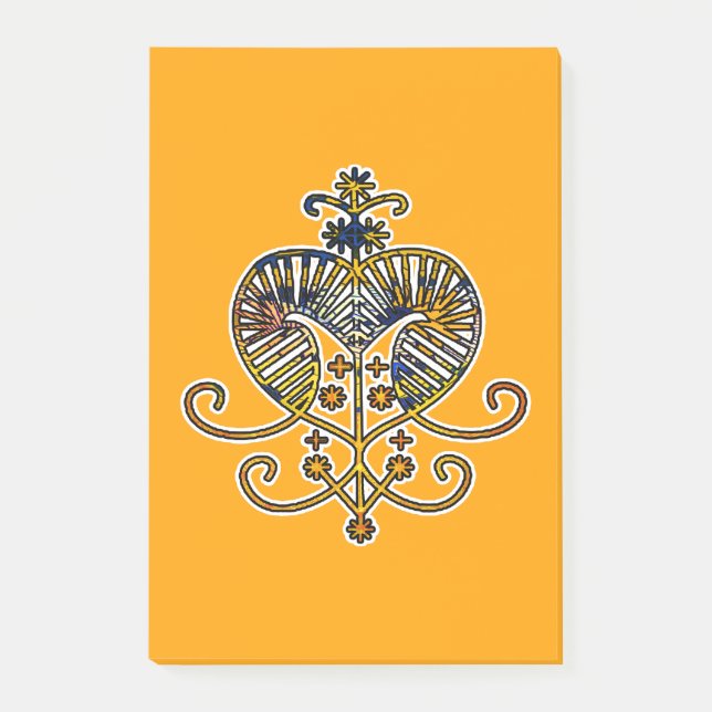 Oshun Goddess Veve Sigil Post-it Klebezettel (Vorderseite)