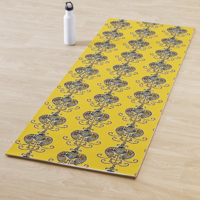 Oshun Goddess Veve Sigil Yogamatte (Beispiel)