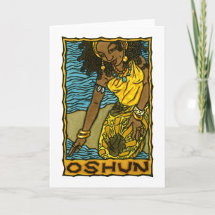 Oshun Greeting Card Karte