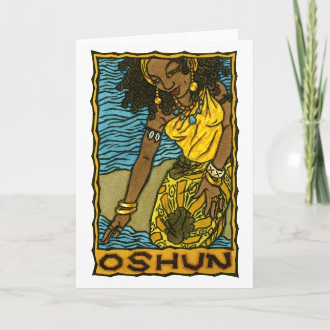 Oshun Greeting Card Karte (Vorderseite)