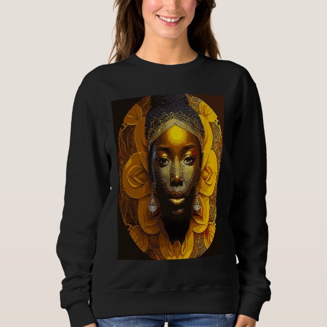 Oshun of the Sunflowers Sweatshirt (Vorderseite)
