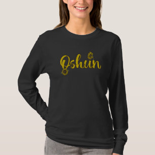 Oshun Orisha Göttin Ifa Santeria Kuba Yoruba Reli T-Shirt