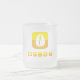Oshun-Tee und Honig Mattglastasse