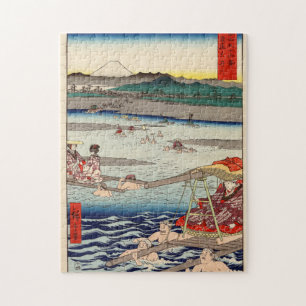 Osi Fluss zwischen Suruga und den Tōtōmi Provinz Puzzle