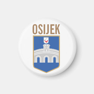 Osijek Wappen, Kroatien Magnet