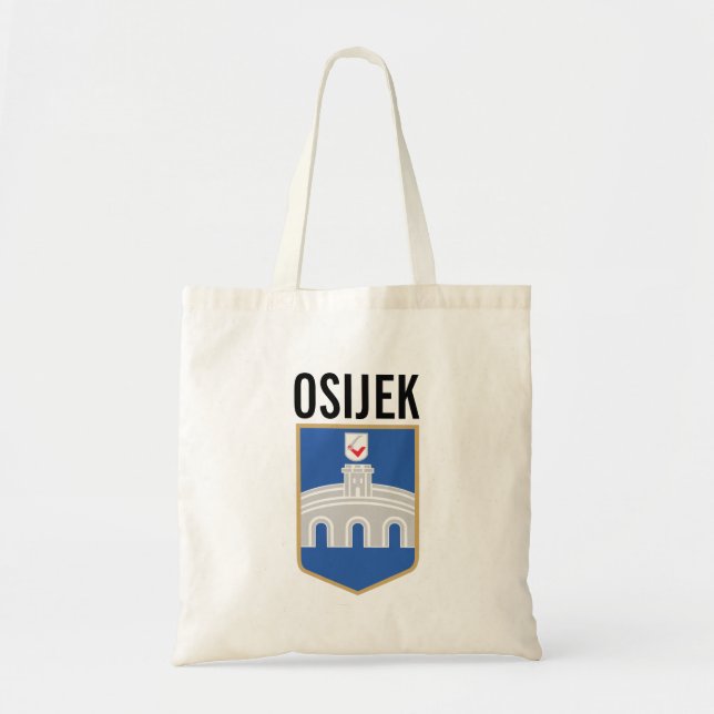 Osijek Wappen, Kroatien Tragetasche (Vorne)