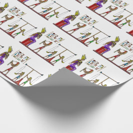 Osiris Egyptian Folk Double Graphic Geschenkpapier