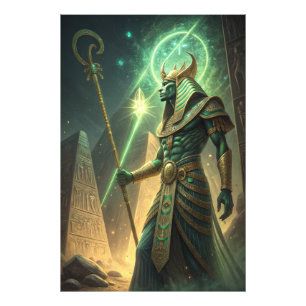 Osiris Gott der ewigen Wiedergeburt MPhoto Vergröß Fotodruck