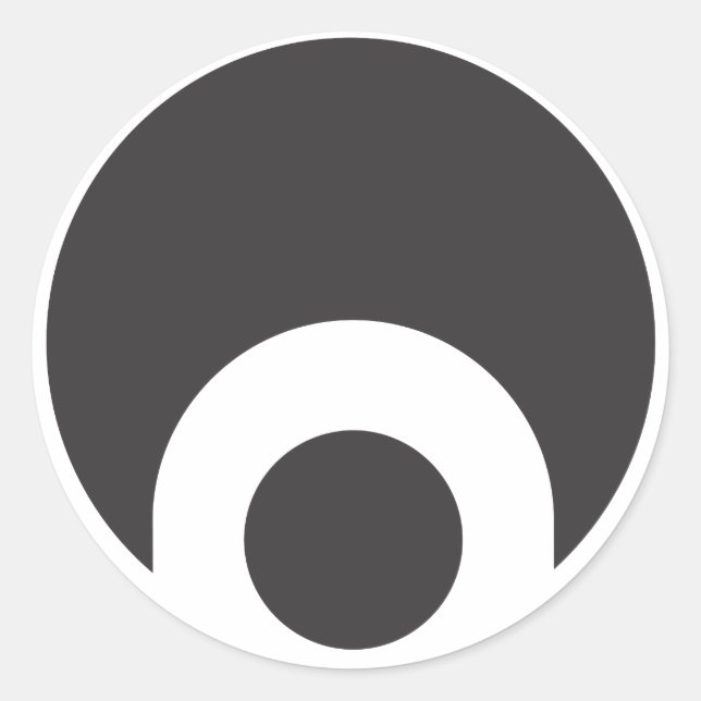 Osiris Icon Runder Aufkleber (Vorderseite)