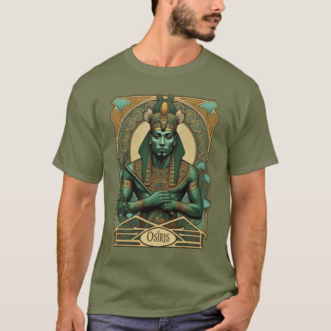 Osiris, Pharao-Gott und göttlicher Meister der Tot T-Shirt (Vorderseite)
