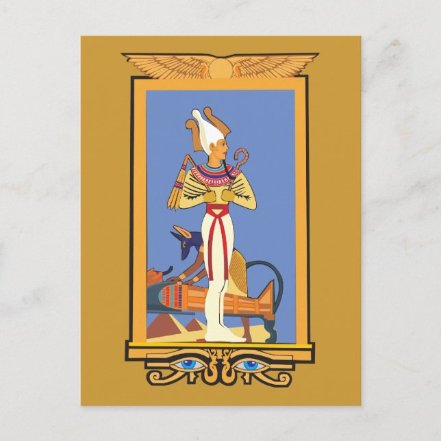 Osiris Postkarte (Vorderseite)