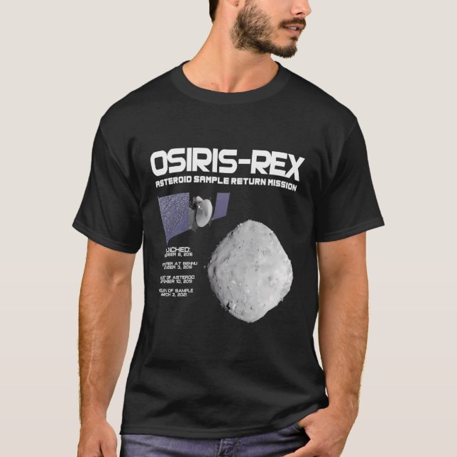 Osiris Rex Mission in Bennu Asteroid T-Shirt (Vorderseite)