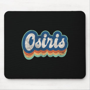Osiris Vorname Junge Vintage-Stil 70er 80er Person Mousepad