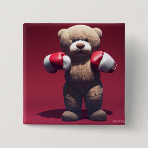 Osito boxeador button
