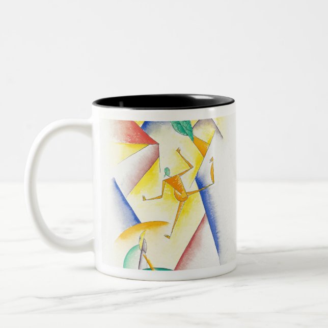 Oskar Fischer Zweifarbige Tasse (Links)