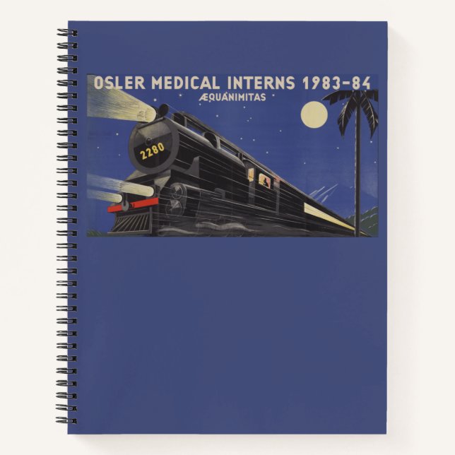 Osler Intern Notebook (blau) Notizbuch (Vorderseite)