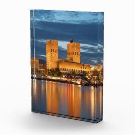 Oslo City Hall Norwegen Fotoblock