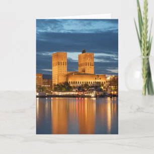 Oslo City Hall Norwegen Karte