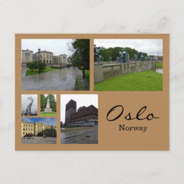 Oslo Collage 1 Postkarte