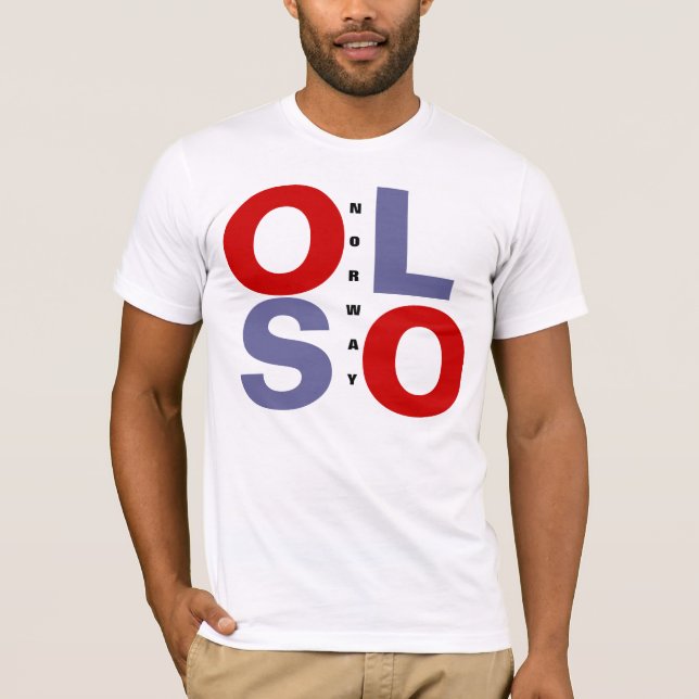 OSLO NORWAY T-Shirt (Vorderseite)