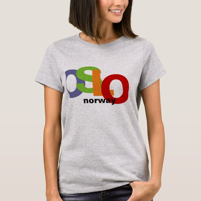 OSLO NORWAY T-Shirt (Vorderseite)
