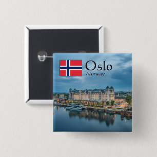 Oslo Norwegen Button