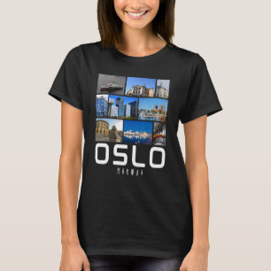Oslo Norwegen Famous Sights Oslo T-Shirt