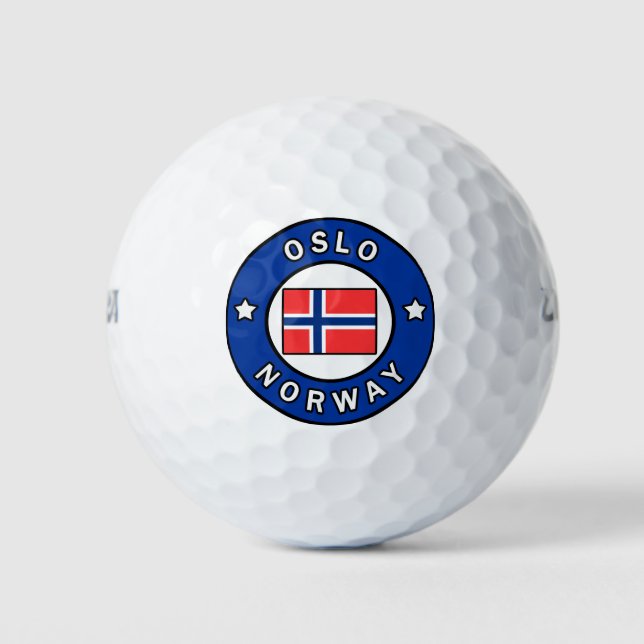 Oslo Norwegen Golfball (Vorderseite)