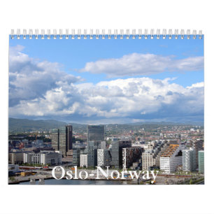 Oslo-Norwegen-Kalender Kalender