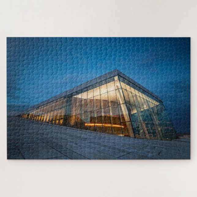 Oslo Norwegen Opera House Puzzle (Horizontal)