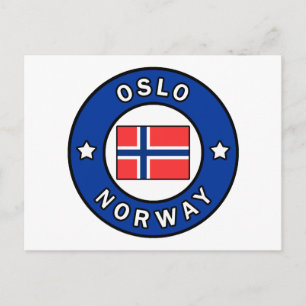 Oslo Norwegen Postkarte