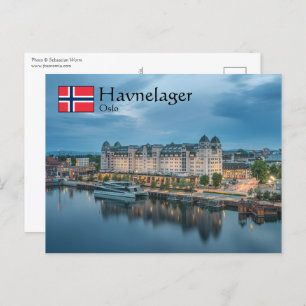 Oslo Norwegen Postkarte