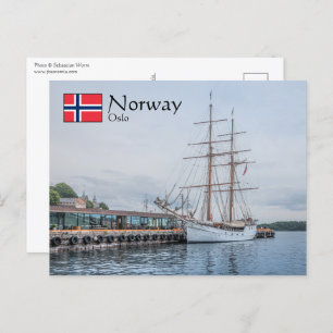 Oslo Norwegen Postkarte