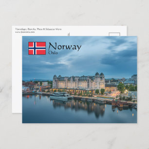Oslo Norwegen Postkarte
