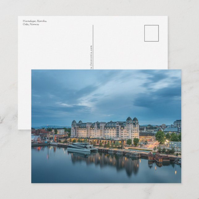 Oslo Norwegen Postkarte (Vorne/Hinten)