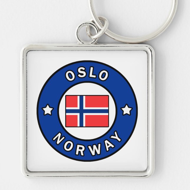 Oslo Norwegen Schlüsselanhänger (Vorne)