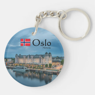 Oslo Norwegen Schlüsselanhänger