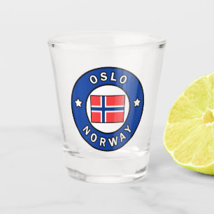 Oslo Norwegen Schnapsglas