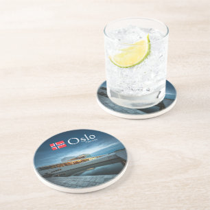 Oslo Norwegen Souvenir Getränkeuntersetzer