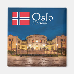 Oslo Norwegen Souvenir Magnet