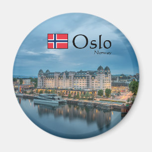 Oslo Norwegen Souvenir Magnet
